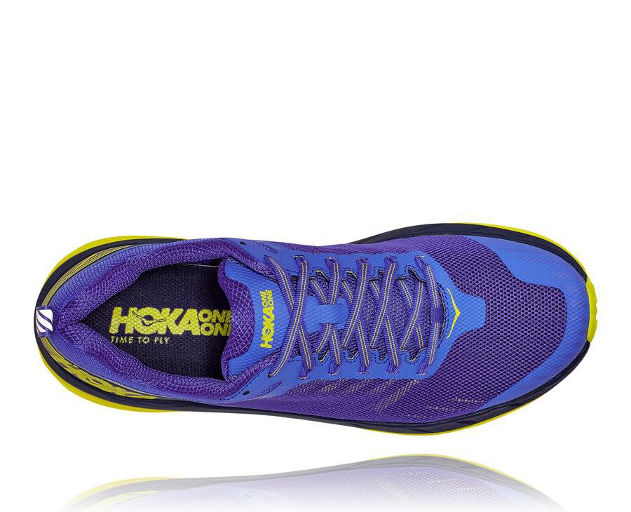 Hoka One One Trail Schoenen Heren - Challenger Atr 5 - Blauw/Groen - BH8736920